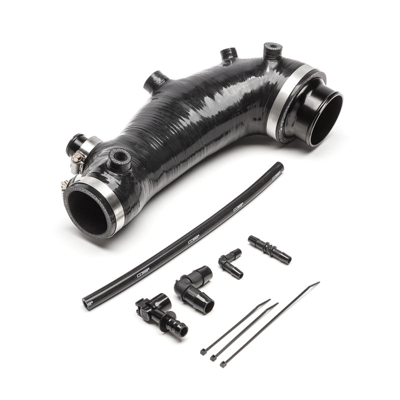 COBB Silicone Turbo Inlet V2 - Black - 2008-2021 Subaru STI - 712450