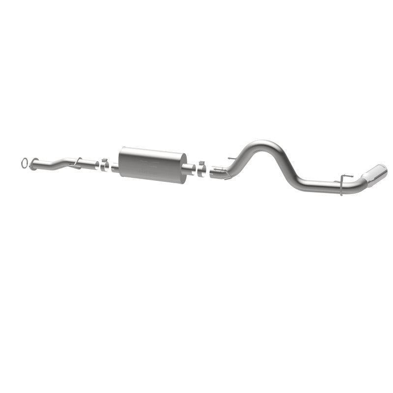 MagnaFlow Cat-Back 2016 Toyota Tacoma 3.5L V6 SS 3in Single Pass Side Exit Rear 4in Tip - 19291