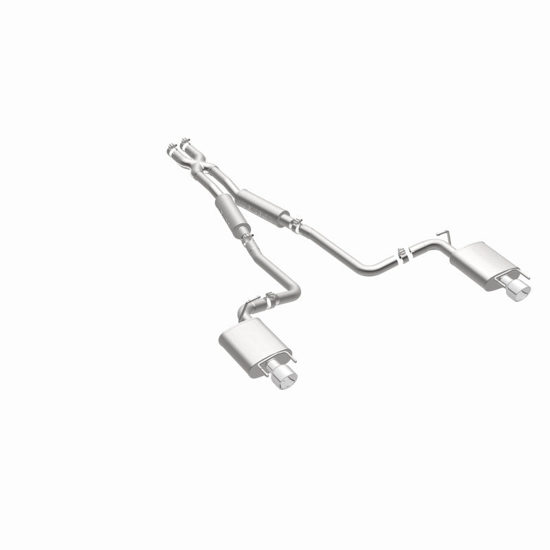 MagnaFlow 10-12 Cadillac CTS V6 3.0L (Exc AWD) Dual Split Rear Exit Stainless Cat Back Perf Exhaust - 15136