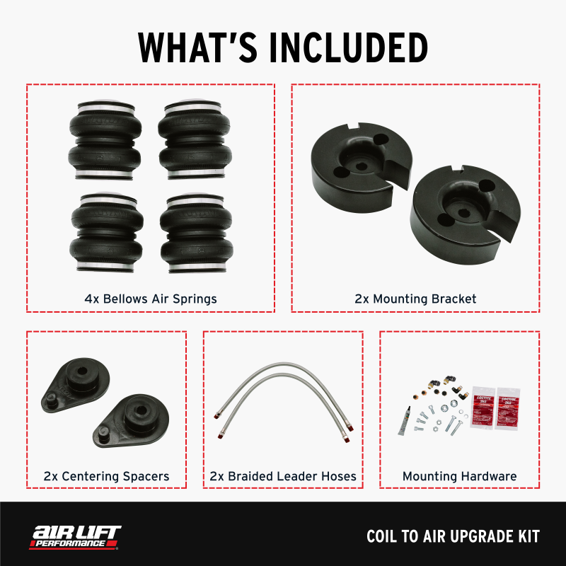 Air Lift 18-24 Honda Accord Sedan Coil to Air Upgrade Kit - 83008