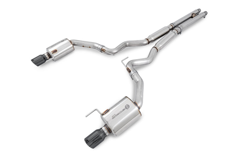 AWE Tuning S550 Mustang GT Cat-Back Exhaust - Touring Edition (Diamond Black Tips) - 3015-33084