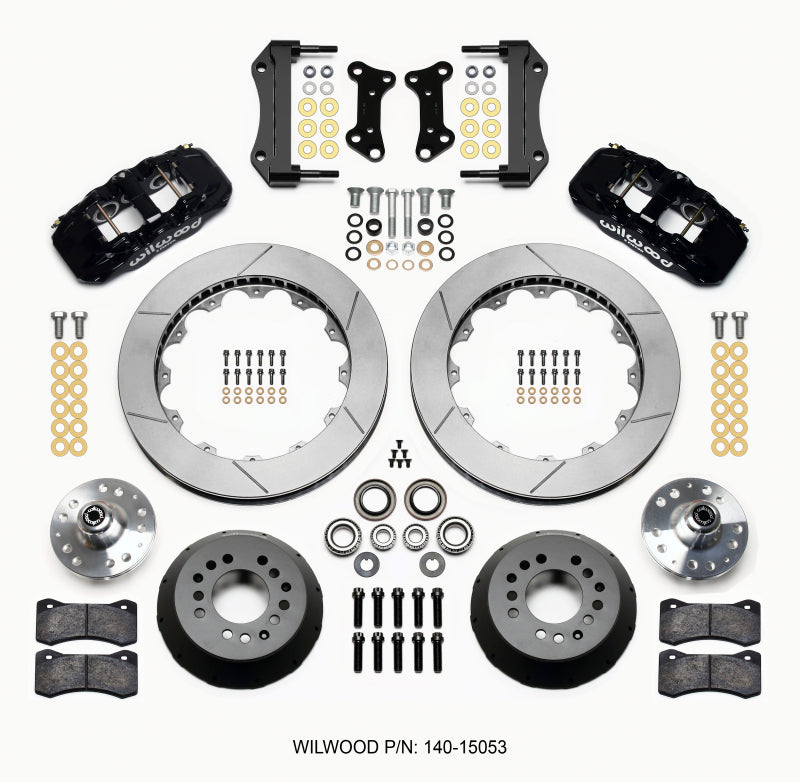 Wilwood AERO6 Front Hub Kit 15.00 67-69 Camaro 64-72 Nova Chevelle - 140-15053