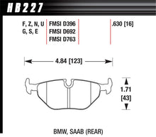 Load image into Gallery viewer, Hawk 95-99 BMW M3 E36 HP+ Street Rear Brake Pads - HB227N.630