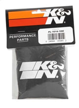 Load image into Gallery viewer, K&amp;N Polaris Black Round Drycharger Air Filter Wrap 11.25inx3inx3in - PL-1014-1DK