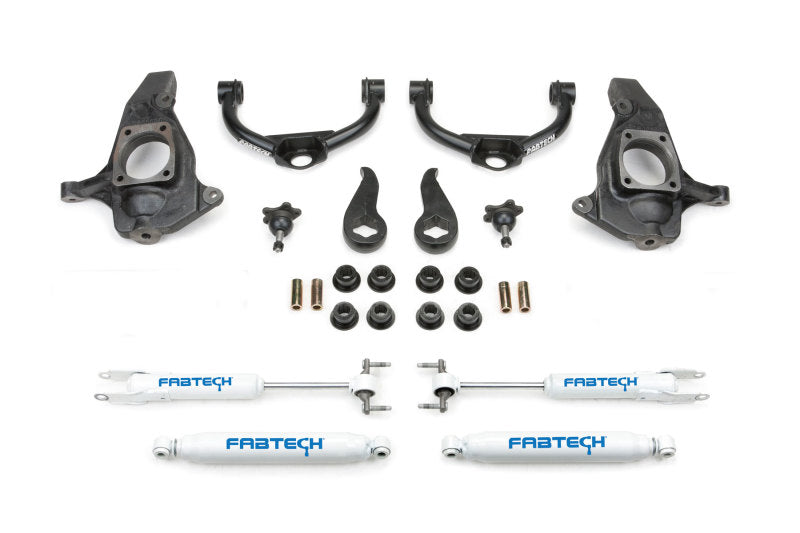 Fabtech 11-19 GM C/K2500HD/3500HD 4in Ultimate System w/Perf. Shocks - K1055