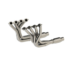 Load image into Gallery viewer, Kooks 67-69 Chevrolet Camaro Firebird 1-7/8in x 3in LT Swap Header w/ Green Catted Connection Pipes - 2931H430