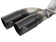 Load image into Gallery viewer, aFe Rebel Series CB 3in Middle Side Exit SS Exht w/ Black Tips 15-17 Chevy Colorado / GMC Canyon - 49-44061-B