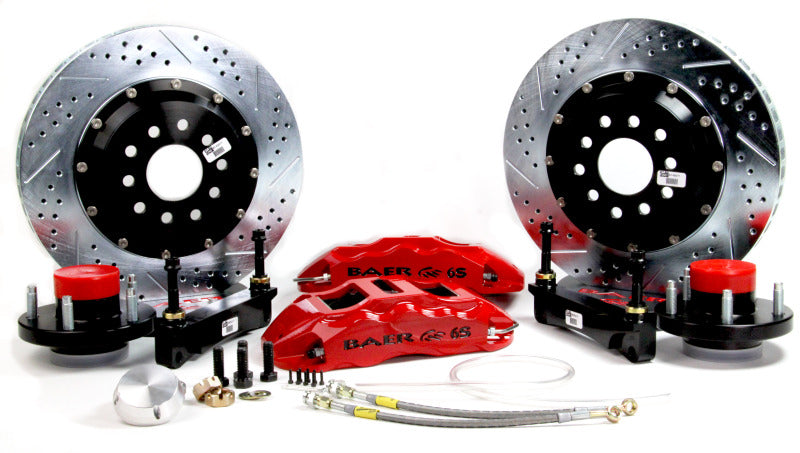 Baer Brakes 88-98 Chevrolet C1500 STD Studs 14in Extreme+ Front SDZ Brake Kit - Silver - 4301627S