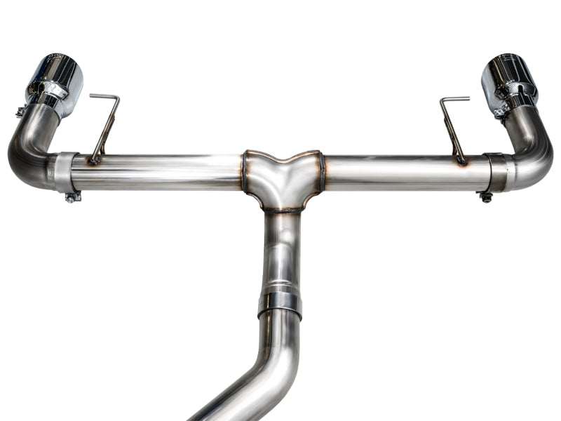 AWE Tuning 19-23 BMW 330i / 21-23 BMW 430i Base G2X Track Edition Axle-Back Exhaust - Chrome Silver - 3020-32429