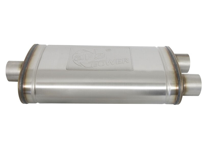 aFe Gemini XV 3in 304 SS Cat-Back Exhaust 09-18 GM Trucks V6-4.3/V8-4.8/5.3L w/ Black Tips - 49-34131-B
