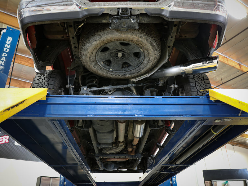 aFe MACHForce XP 4in Exhausts Cat-Back SS w/ Polished Tips 14-17 Dodge Ram 2500 V8-6.4L Hemi - 49-42056-P