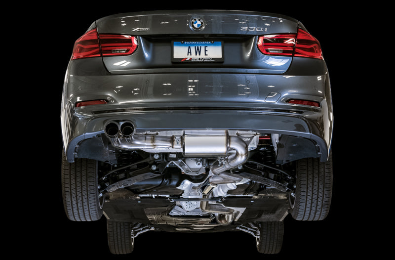 AWE Tuning Audi C7 / C7.5 S6 4.0T Track Edition Exhaust - Chrome Silver Tips - 3020-42042