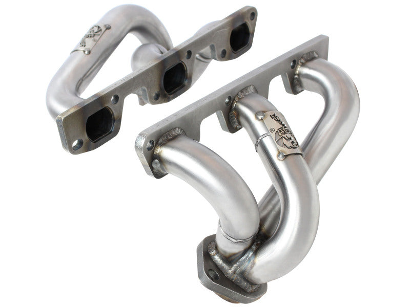 aFe Twisted Steel Header SS-409 HDR Jeep Wrangler JK 07-11 V6 3.8L - 48-46203