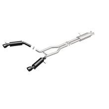 Load image into Gallery viewer, MagnaFlow Cat-Back 15-16 Land Rover Ranger Rover V6 SS 2.5in Dual Split Rear Exit 4.5in Black Tips - 19123