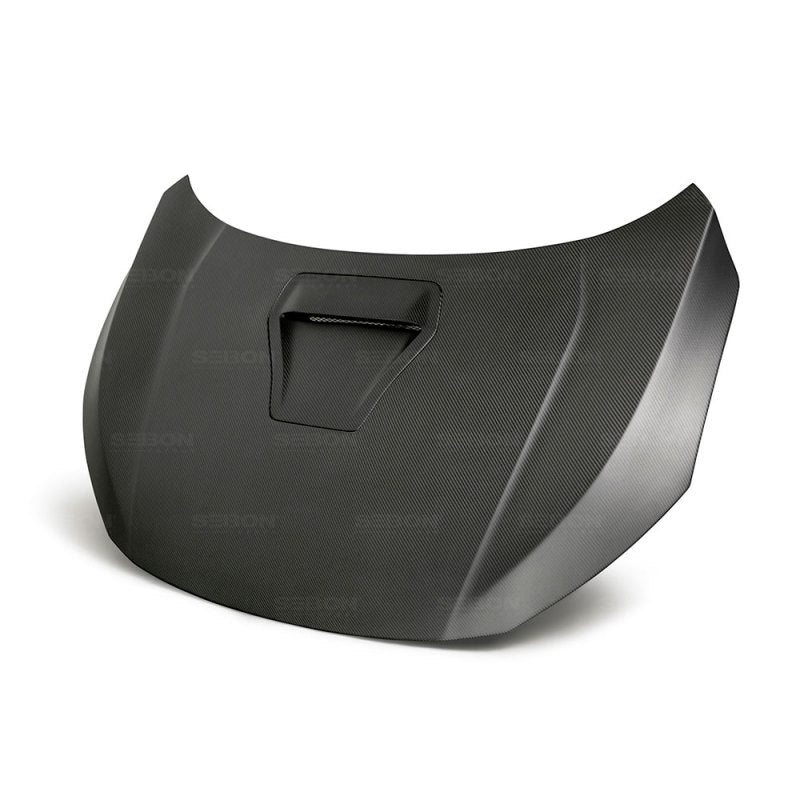 Seibon 17-18 Honda Civic Type-R OEM-Style Dry Carbon Fiber Hood - HD17HDCVR-OE-DRY