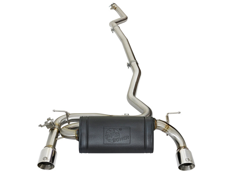aFe POWER MACH Force-Xp 16-17 BMW 340i/340ix/ 3.0L 304 SS Cat-Back Exhaust System - 49-36334-P