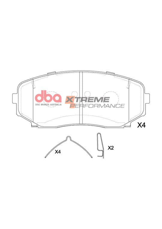 DBA 2017+ Mitsubishi Eclipse Cross XP Performance Front Brake Pads - DB15252XP