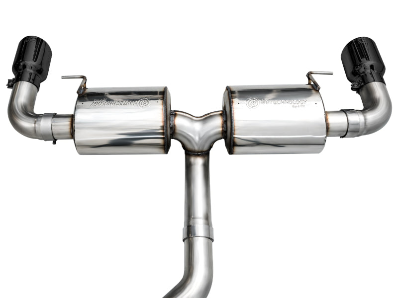 AWE 19-23 BMW 330i / 21-23 BMW 430i Base G2X Touring (Excl. Conv) Axle-Back Exhaust - Diamond Black - 3015-33429