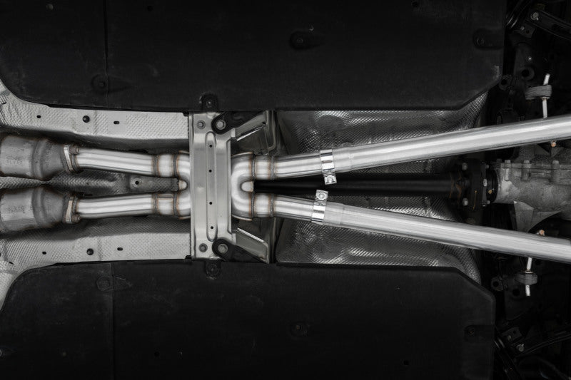 MBRP 2022 Kia Stinger 3.3L T304 SS Cat-Back Exhaust- Dual Split Rear Quad Outlet Uses Factory Bezels - S4708304