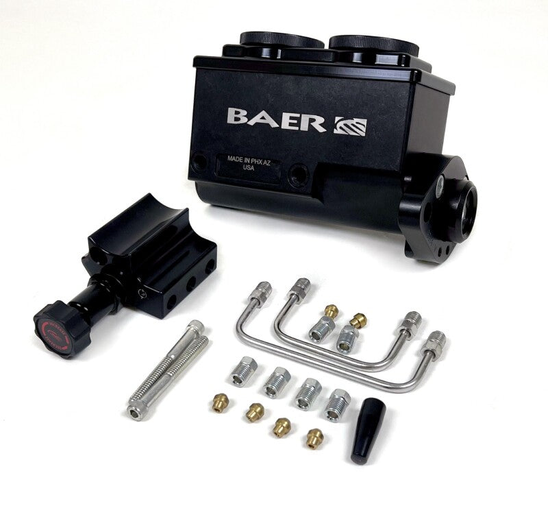 Baer Brakes GM/Ford 15/16in Bore Remaster 2-Bolt Master Cylinder Kit - Black - 6805203