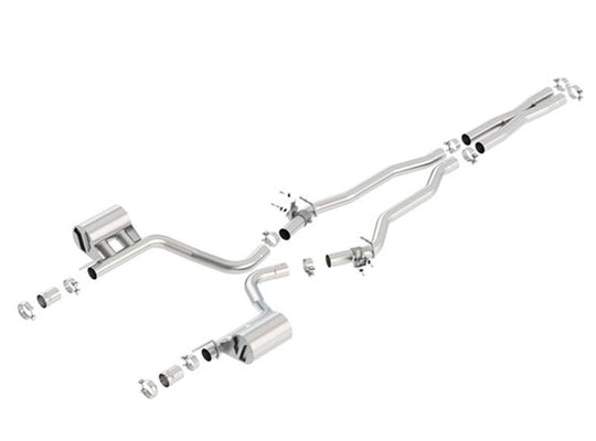 Borla 2015 Dodge Challenger SRT/392 Hemi 6.4L V8 ATAK Catback Exhaust w/ Valves Factory Bezel - 140641