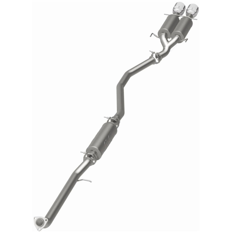 MagnaFlow CatBack 17-18 Honda Civic L4 1.5LGAS Dual Exit Polished Stainless Exhaust - 19420