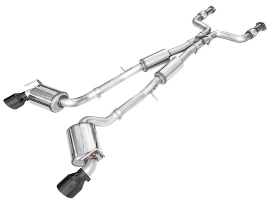 AWE Tuning 2023 Nissan Z RZ34 RWD Touring Edition Cat-Back Exhaust System w/ Diamond Black Tips - 3015-33400