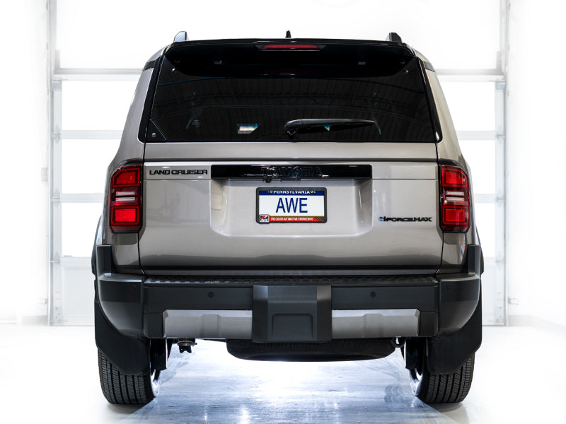 AWE Tuning 2024+ Toyota Land Cruiser / 2025+ Toyota 4Runner 0FG Cat-Back Exhaust w/ BashGuard - 3015-28056