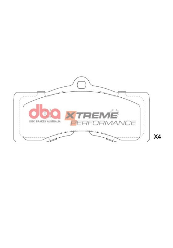 DBA 68-82 Chevrolet Corvette C3 XP Performance Front/Rear Brake Pads - DB7028AXP