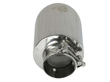 Load image into Gallery viewer, aFe MACH Force-Xp 2-1/2in 304 SS Clamp-On Exhaust Tip 2.5in In / 4.5in Out / 7in.L - Polished - 49T25454-P071