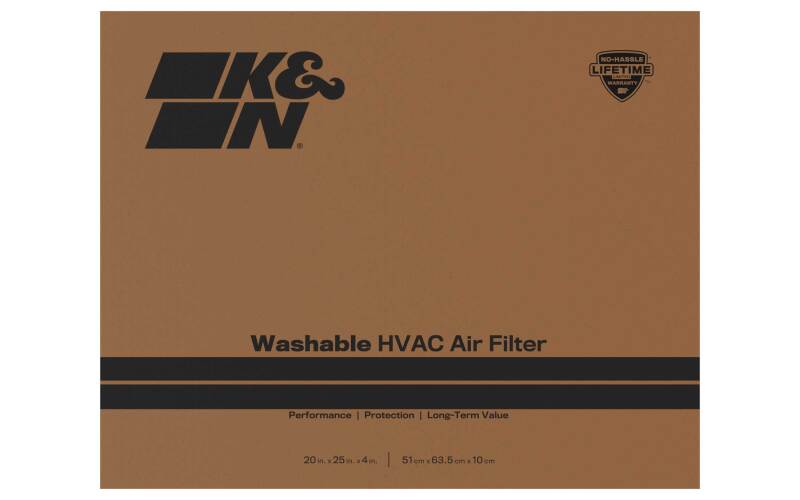 K&N HVAC Filter - 20 X 25 X 4 MERV 8 - HVC-8-42025