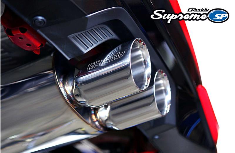 GReddy 2017+ Honda Civic Sport Hatchback 76mm Supreme SP Cat-Back Exhaust - 10158212