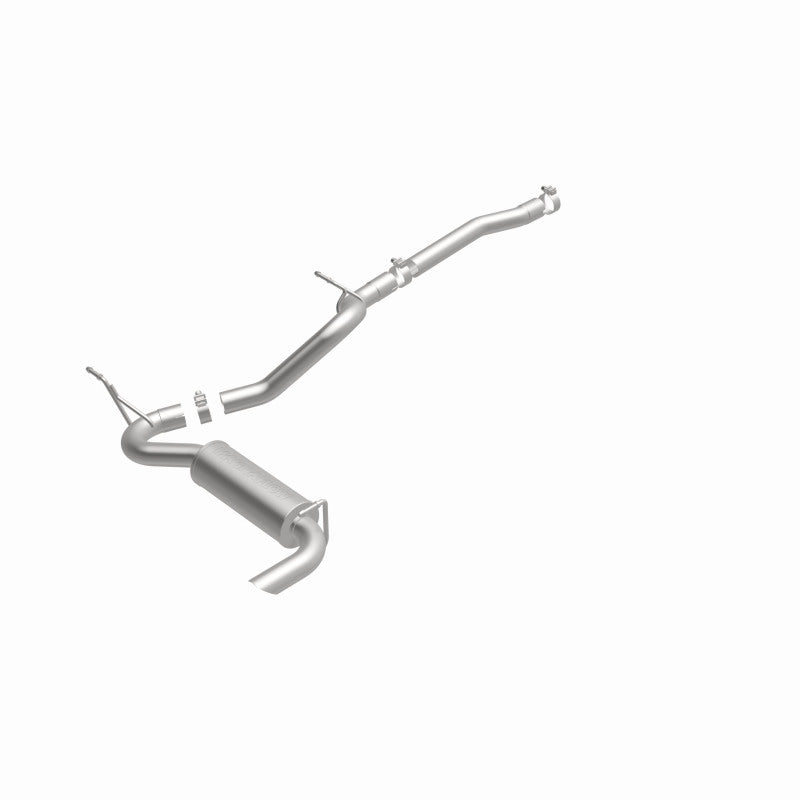 MagnaFlow 12-14 Jeep Wrangler 3.6L Single Straight Rear P/S Exit Stainless C/b Perf Exhaust-Comp - 15118