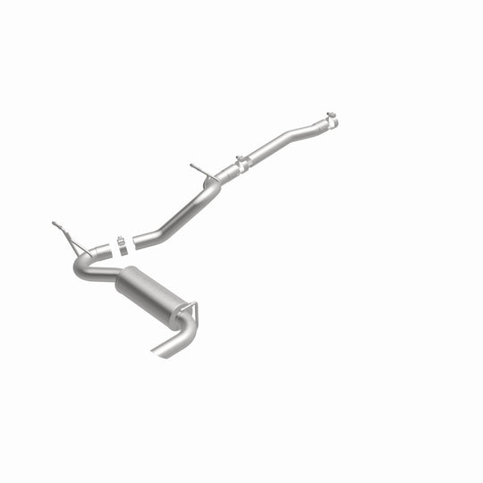 MagnaFlow 12-14 Jeep Wrangler 3.6L Single Straight Rear P/S Exit Stainless C/b Perf Exhaust-Comp - 15118