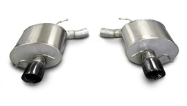 Corsa 2009-2014 Cadillac CTS Sedan V 6.2L V8 Black Sport Axle-Back Exhaust - 14941BLK