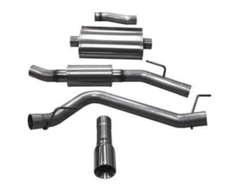 Corsa 2020-2025 Jeep Gladiator JT 3.0in Cat-Back Single Touring Side Exit w/ 4.0in Polished Tip - 21062