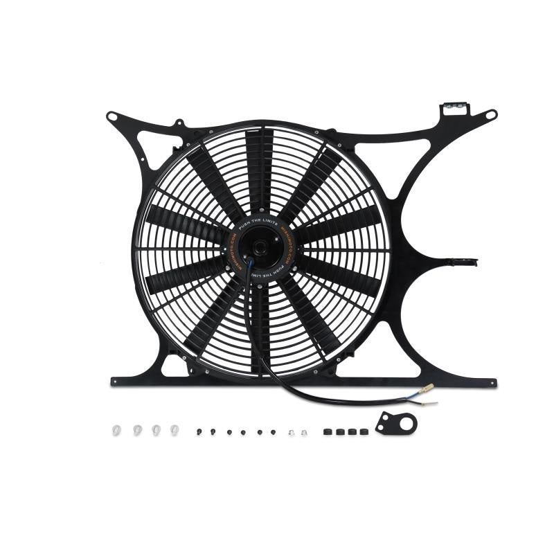 Mishimoto 92-99 BMW E36 Performance Alum. Fan Shroud Kit w/Elec. Fan Controller (NPT & Probe Incl.) - MMFS-E36-92K