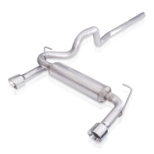 Load image into Gallery viewer, Stainless Works 2018+ Jeep Wrangler JL 304SS Factory Connect 2.5in Cat Back Exhaust System - JPJLUCB