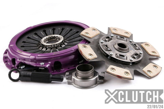 XClutch 07-17 Mitsubishi Lancer EVO X 2.0L Stage 2R Extra HD Sprung Ceramic Clutch Kit - XKMI24011-1R