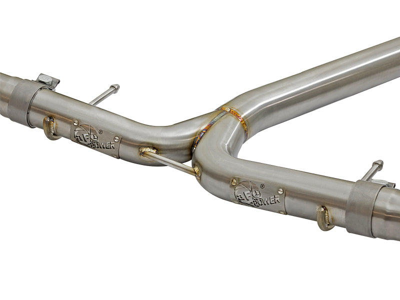 aFe POWER Takeda 16-17 Honda Civic I4-1.5L (t) 2.25-2.5in 304 SS CB Dual-Exit Exhaust Polish Tip - 49-36615-P