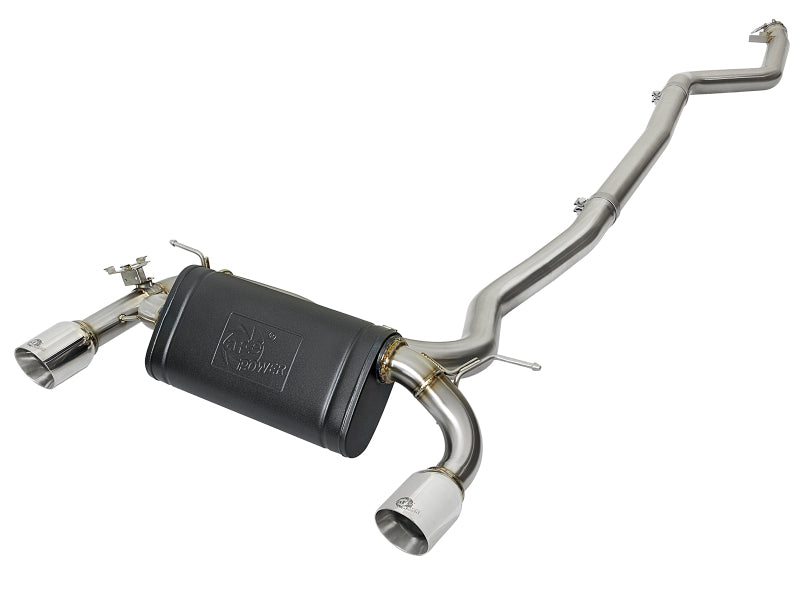 aFe POWER MACH Force-Xp 16-17 BMW 340i/340ix/ 3.0L 304 SS Cat-Back Exhaust System - 49-36334-P