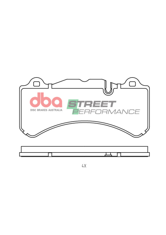 DBA 14-18 Volvo S60 II 3.0T AWD SP Performance Front Brake Pads - DB15323SP