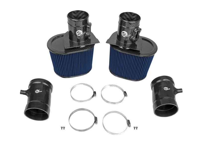 aFe 15-19 Lamborghini Huracan V10-5.2L Track Series Intake System w/ Pro 5R Filter - 57-10012R