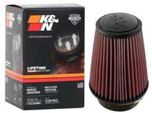 Load image into Gallery viewer, K&amp;N Universal Clamp-On Air Filter 4in FLG / 6in B / 4in T / 7in H - RU-4680