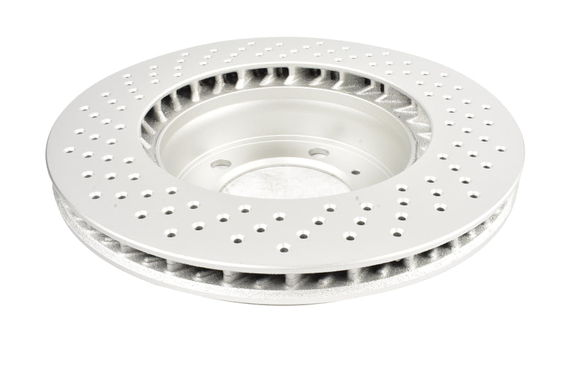 DBA 05-06 Porsche Boxster S (w/Iron Rotor) Coupe Front Right En-Shield OE Drilled Rotor - DBA3602OEXR