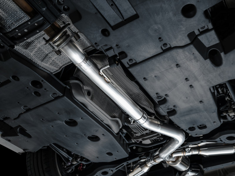 AWE Tuning 23-24 Toyota GR Corolla Track Edition Cat-Back Exhaust - Chrome Silver Tips - 3020-52472