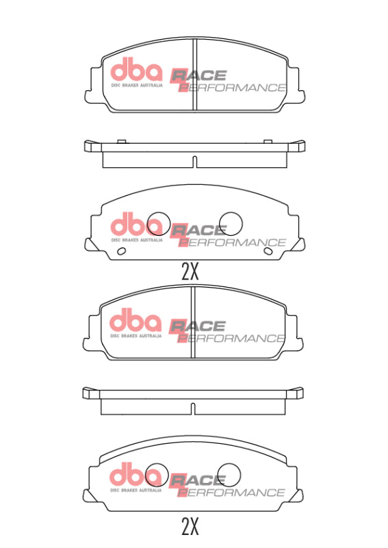 DBA 08-09 Pontiac G8 V6 Front RP Performance Brake Pads - DB1765RP