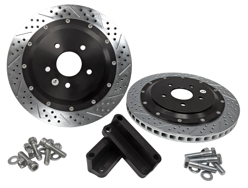 Baer Brakes 04-09 Cadillac XLR Eradispeed+ Rear SDZ 2-Piece Performance Brake Rotors - 2302021