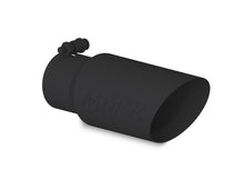 Load image into Gallery viewer, MBRP Universal Tip 4in OD 3in Inlet 10in Length Dual Wall Angled End Black - T5156BLK