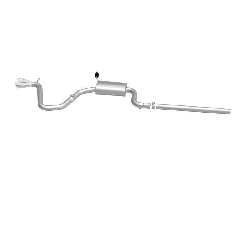 MagnaFlow Sys C/B 2015 Volkswagen Golf 1.8L 2.5in SS Dual Driver Side Exit Polished 3 Tip - 19163